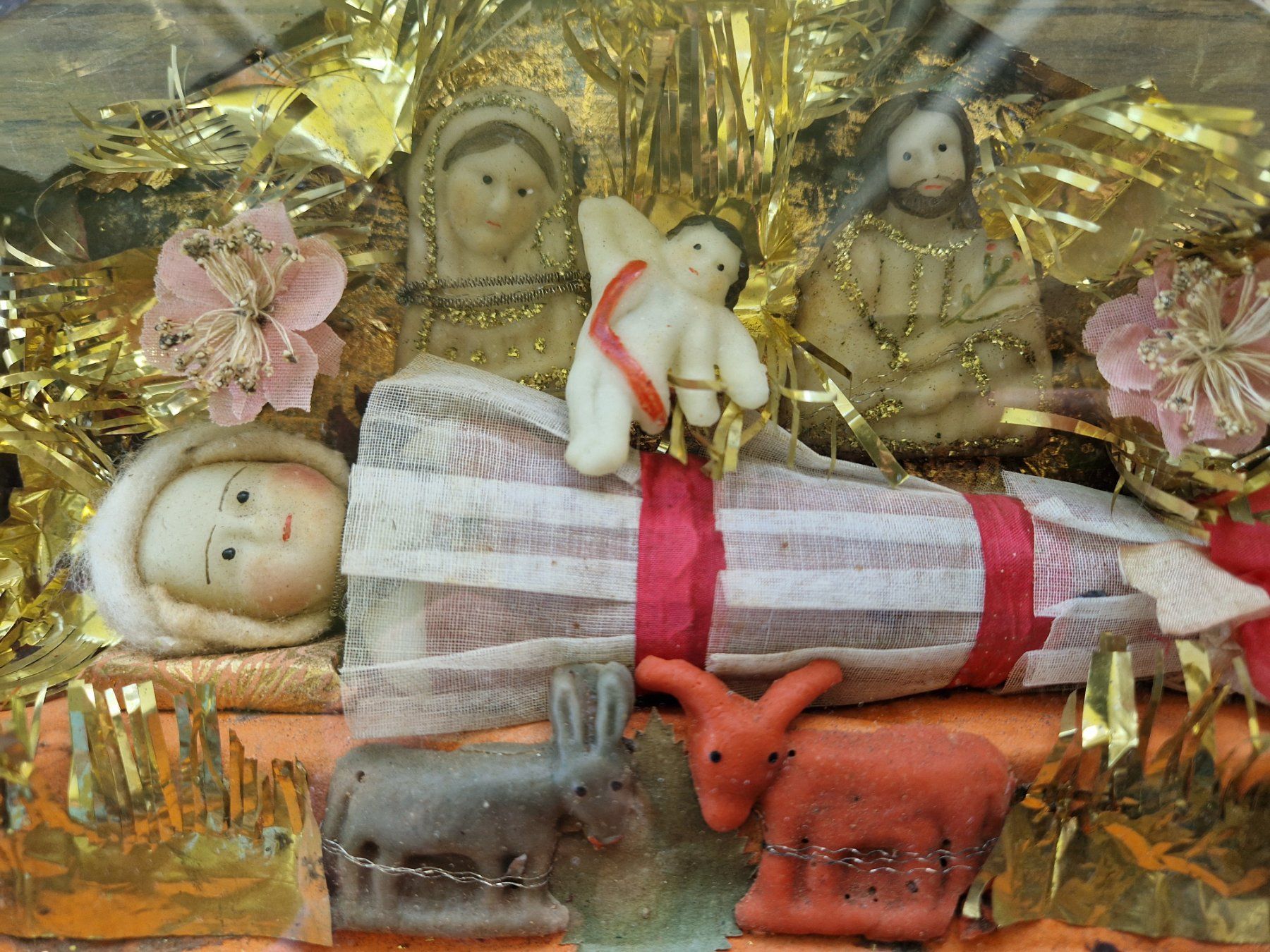 Statuette: antike Krippe Fatschenkind – Usato da Mörschwil venduto da antiksalon 2