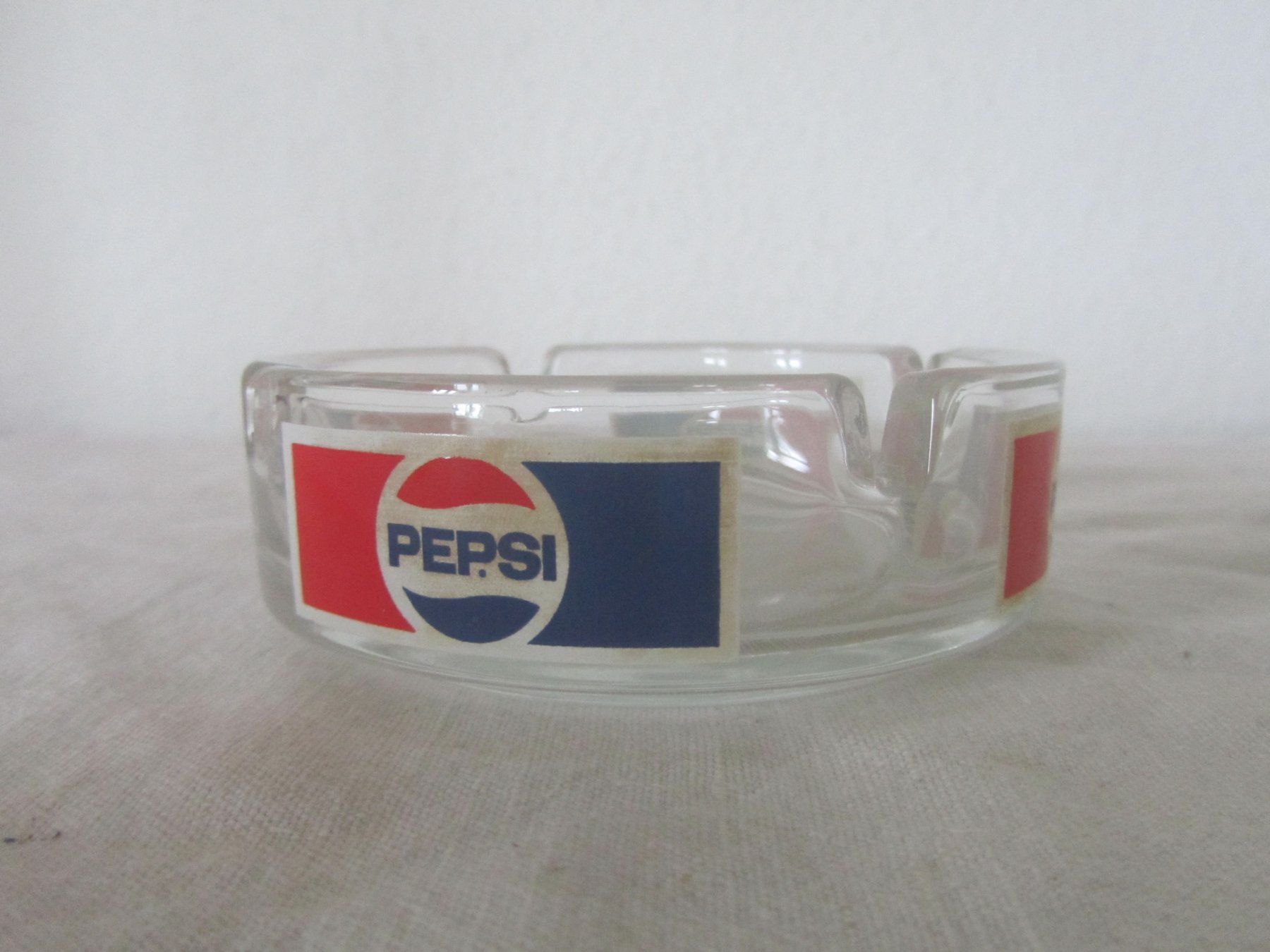 Portacenere: Vintage Pepsi Glas Aschenbecher – Usato da Seengen venduto da mikelele