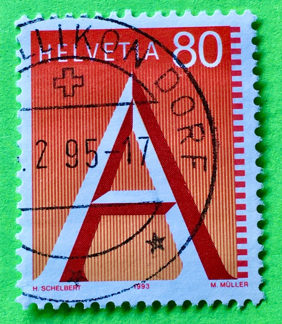 Tutti i francobolli: Nr.838 A-Post Marke Stempel 1993  – Usato da Aarau venduto da Billa007