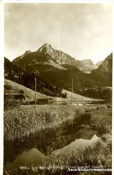 Cartoline postali: Schwarzsee + ca. 1920 – Usato da Emmenbrücke venduto da teestube