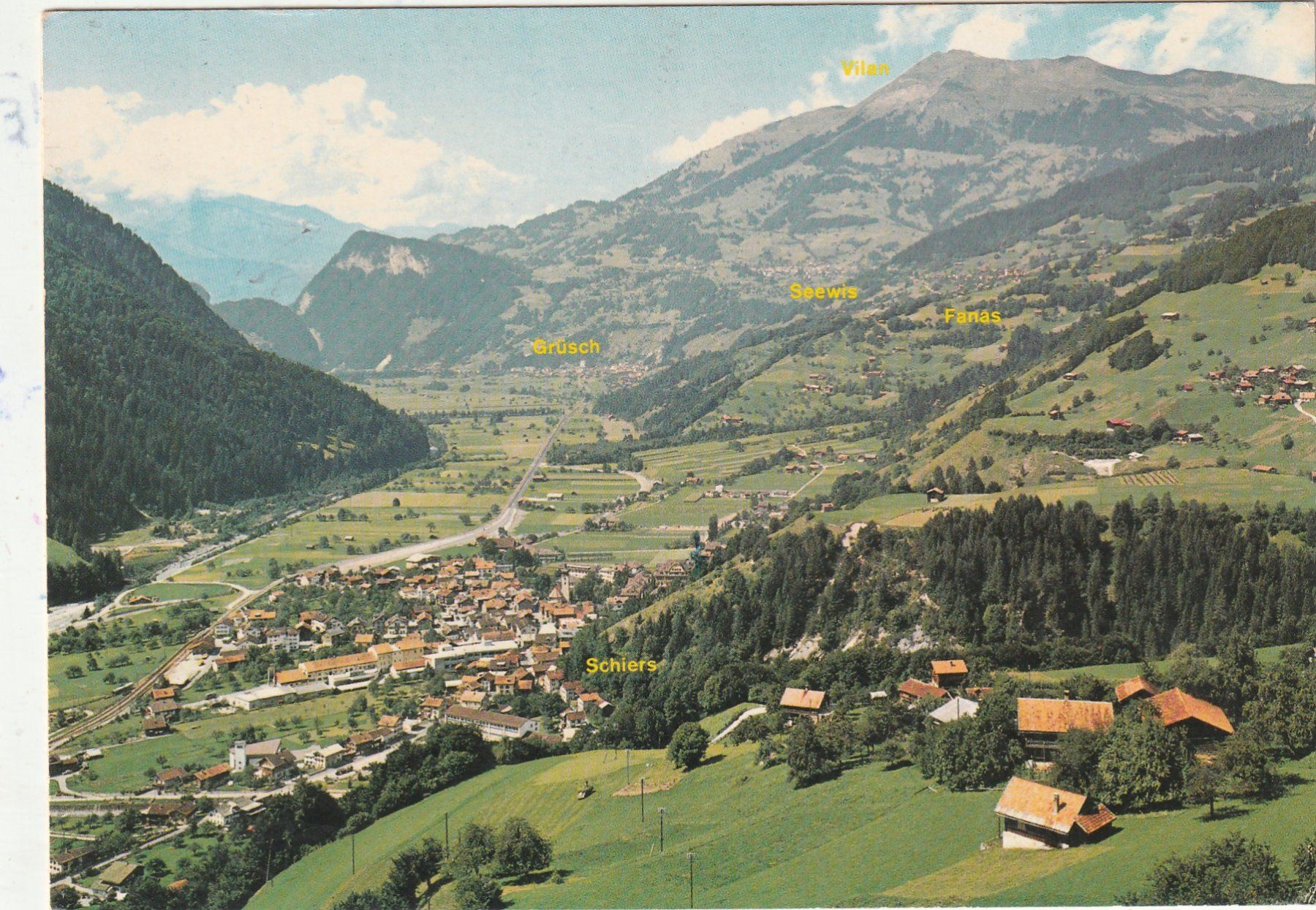Cartoline postali: Schuers in Prättigau – Usato da Lumbrein venduto da made02