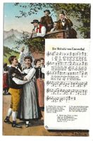 Gesang - Lied: Die Meitschi vom Emmental (BE) Tracht - 1912