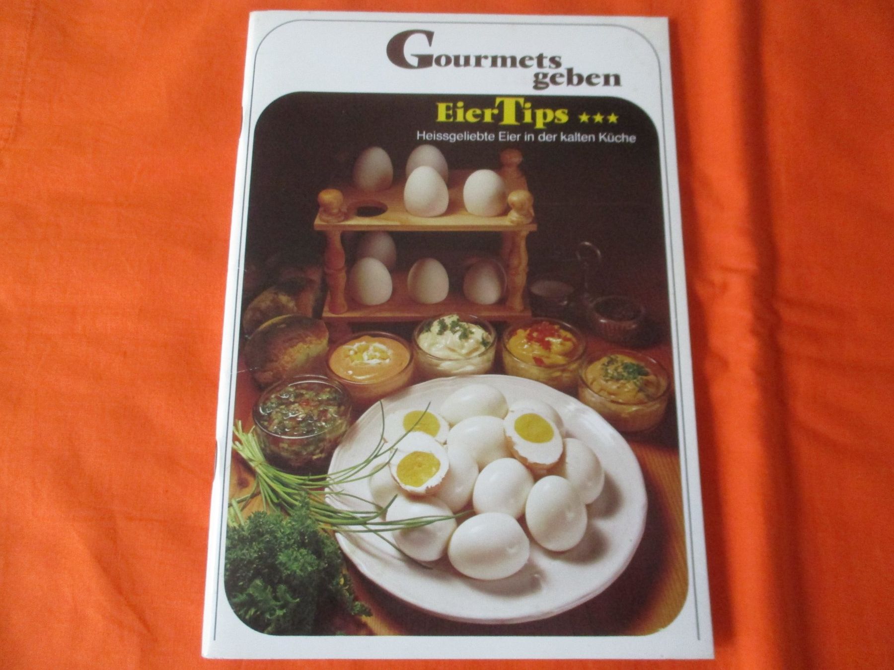 Riviste & Magazine: Kochheft Gourmets geben Eier Tips – Usato da Birsfelden venduto da alles-muss-raus