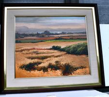 Ölgemälde Landschaft signiert 65x74 cm gerahmt