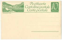 1923 Bildpostkarte Nr. 82-004 Bild BERNARDINO-PASS * m Abart