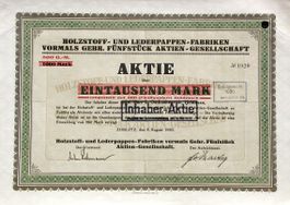 Holzstoff- und Lederpappen-Fabriken, Zoblitz - 1920