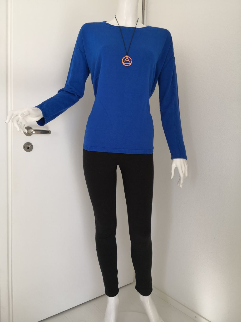 S.Oliver Maglioni & Felpe: 🤩S.OLIVER STRICK-PULLOVER ROYALBLAU MIT REISSVESCHLÜSSEN – Usato da Olten venduto da Naja-Twins-Twins 4