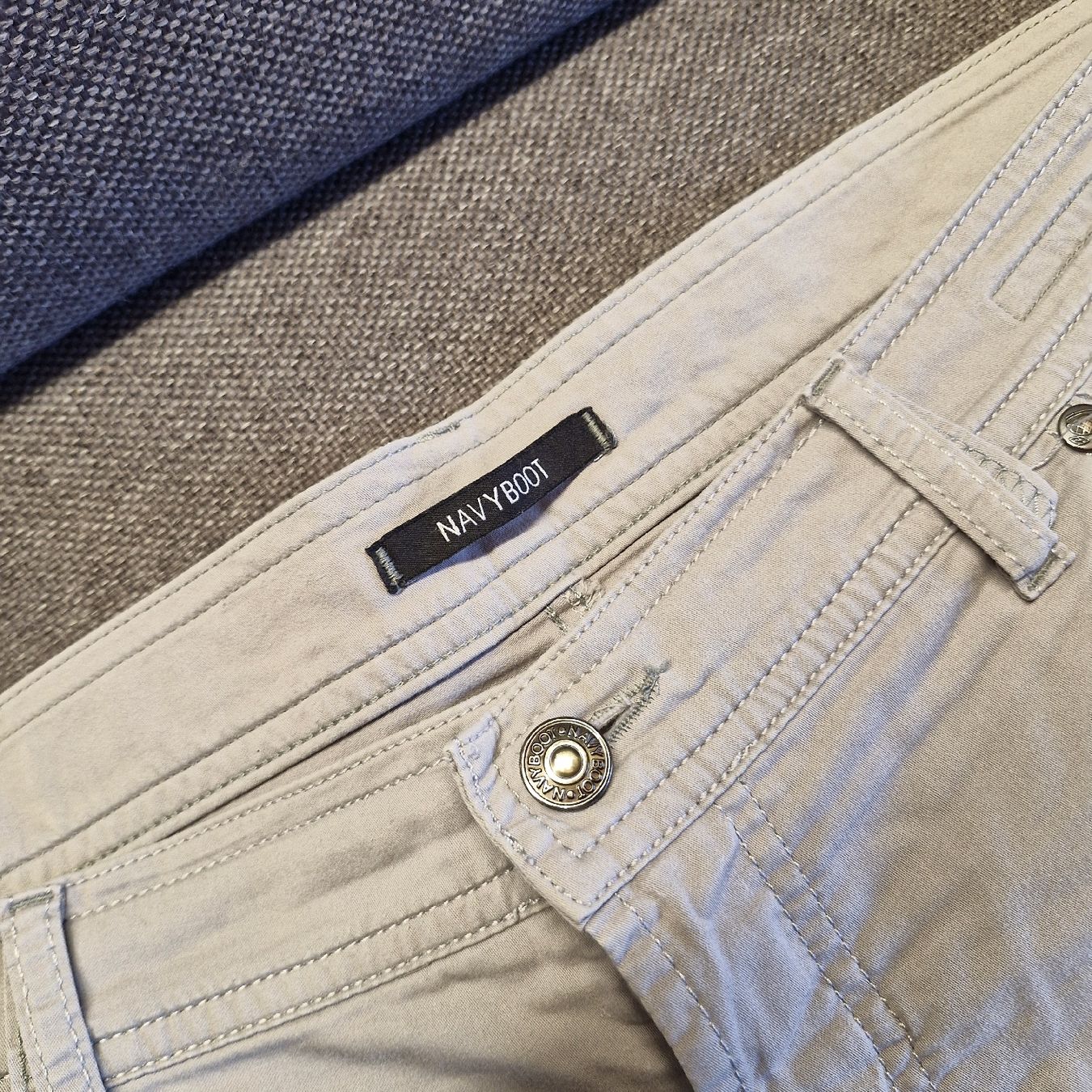 Navyboot Hosen: Navyboot Baumwolle Herrenhose • hellgrau • W38/L32 – Gebraucht aus Forch von nadinepalermo 1