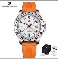 Pagani Design GMT Automatik Saphirglas Neu & Unbenutzt Artik