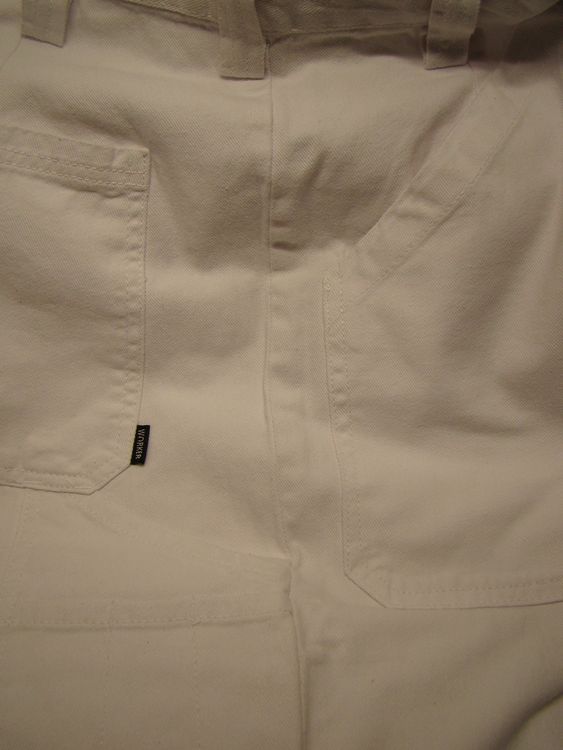 Pantaloni: Arbeitshose weiss, neuwertig, Grösse 46, Marke WORKER – Usato da Hergiswil NW venduto da Nunun 7