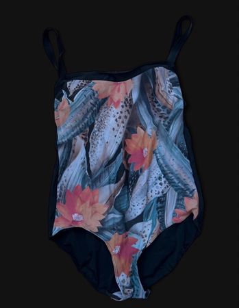 Badeanzug Damen floral Grösse 46 Neu