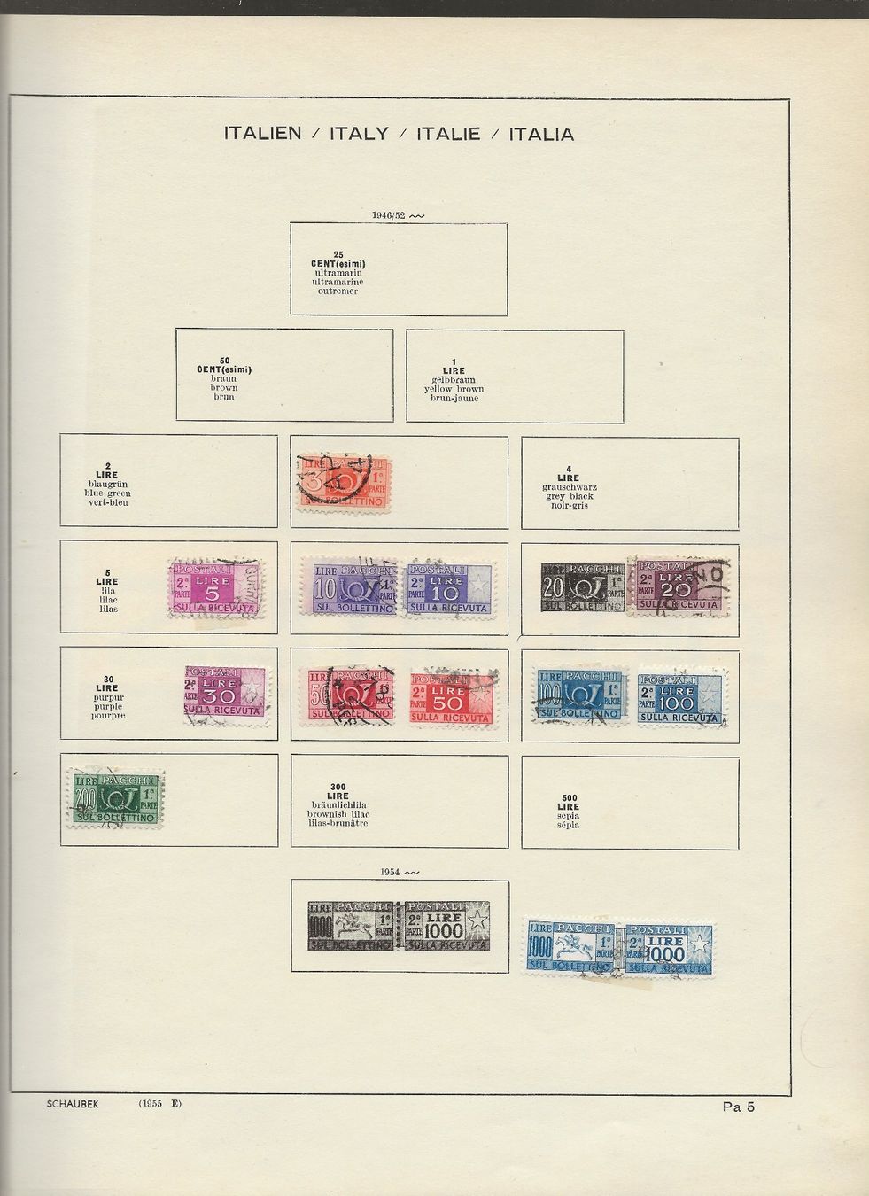 Alle Briefmarken: Marken Italien Campione – Gebraucht aus Au ZH von xelagreb01 2
