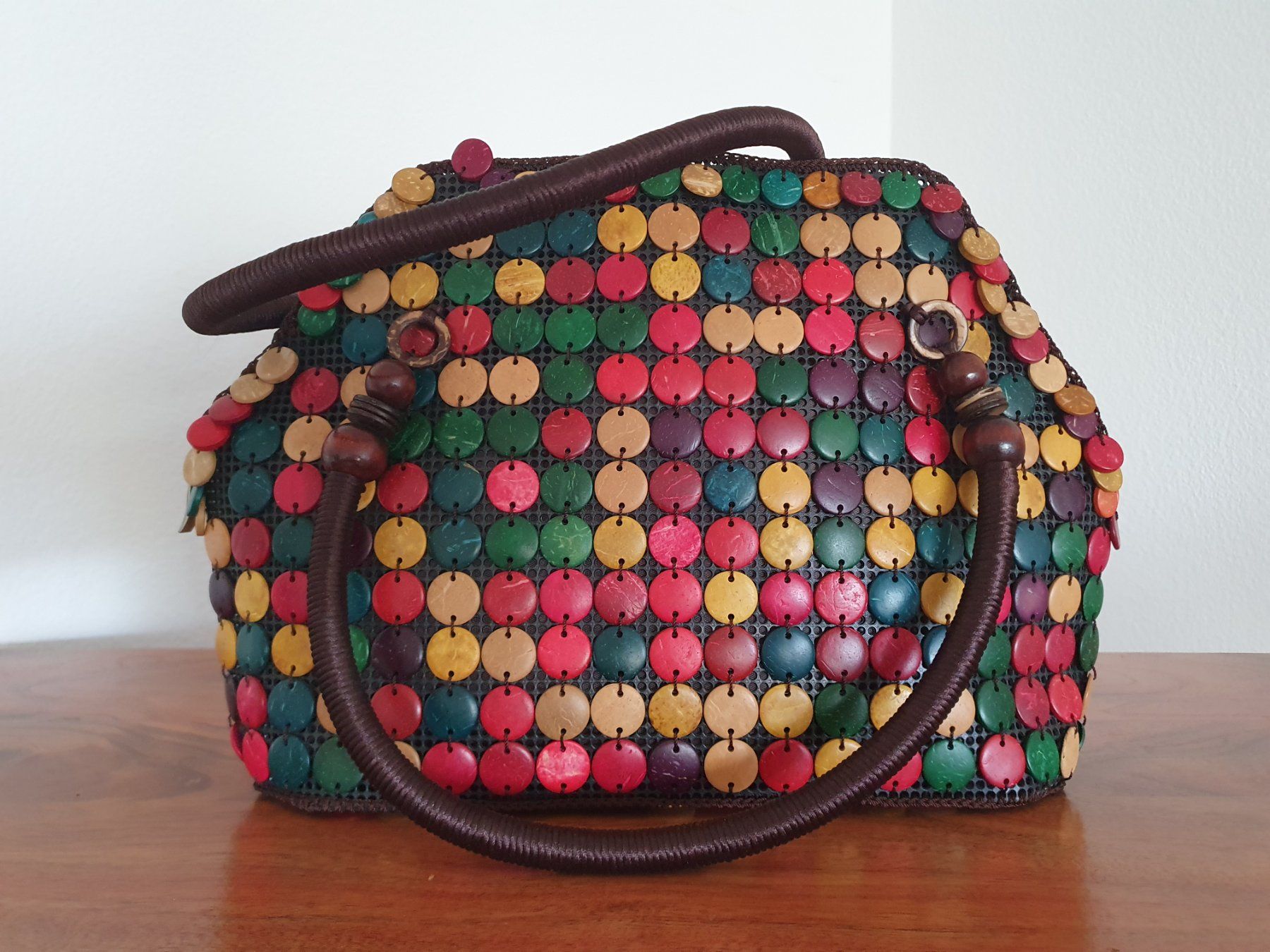 Borse da donna: Handtasche Kokosnuss bunt – Nuovo (secondo la descrizione) da Basel venduto da Anghkorwatt