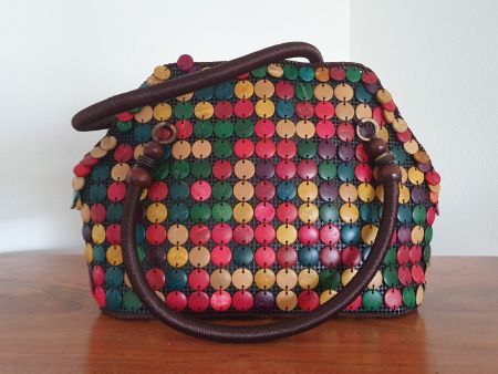 Handtasche Kokosnuss bunt