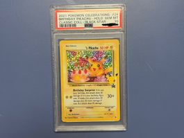 Pikachu Birthday #24 Célébrations PSA 10