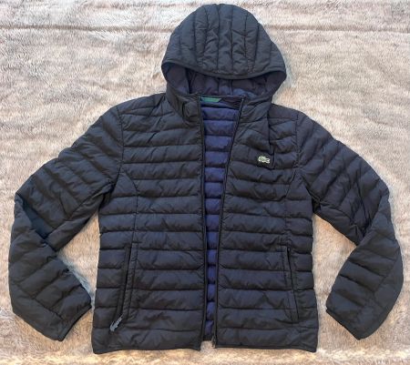 Lacoste Winterjacke Herren, schwarz, Gr. M