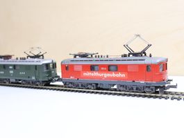 Lima Doppelpack 2 x SBB Re 4/4 E-Lok H0 DC Mittelthurgau