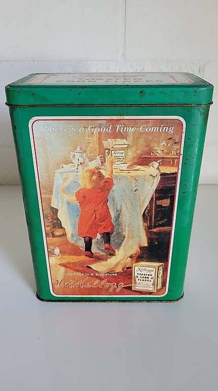 Behälter & Ähnliches: Kellogg's Toasted Corn Flakes Blechdose Vintage – Gebraucht aus Zofingen von Loop_ReSale 1