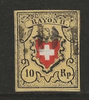 1850 : Rayon Nr. 16II , vollrandig, Stempel unbekannt