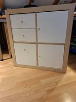 IKEA KALLAX Regal 2x2 mit Schubladen und Türen