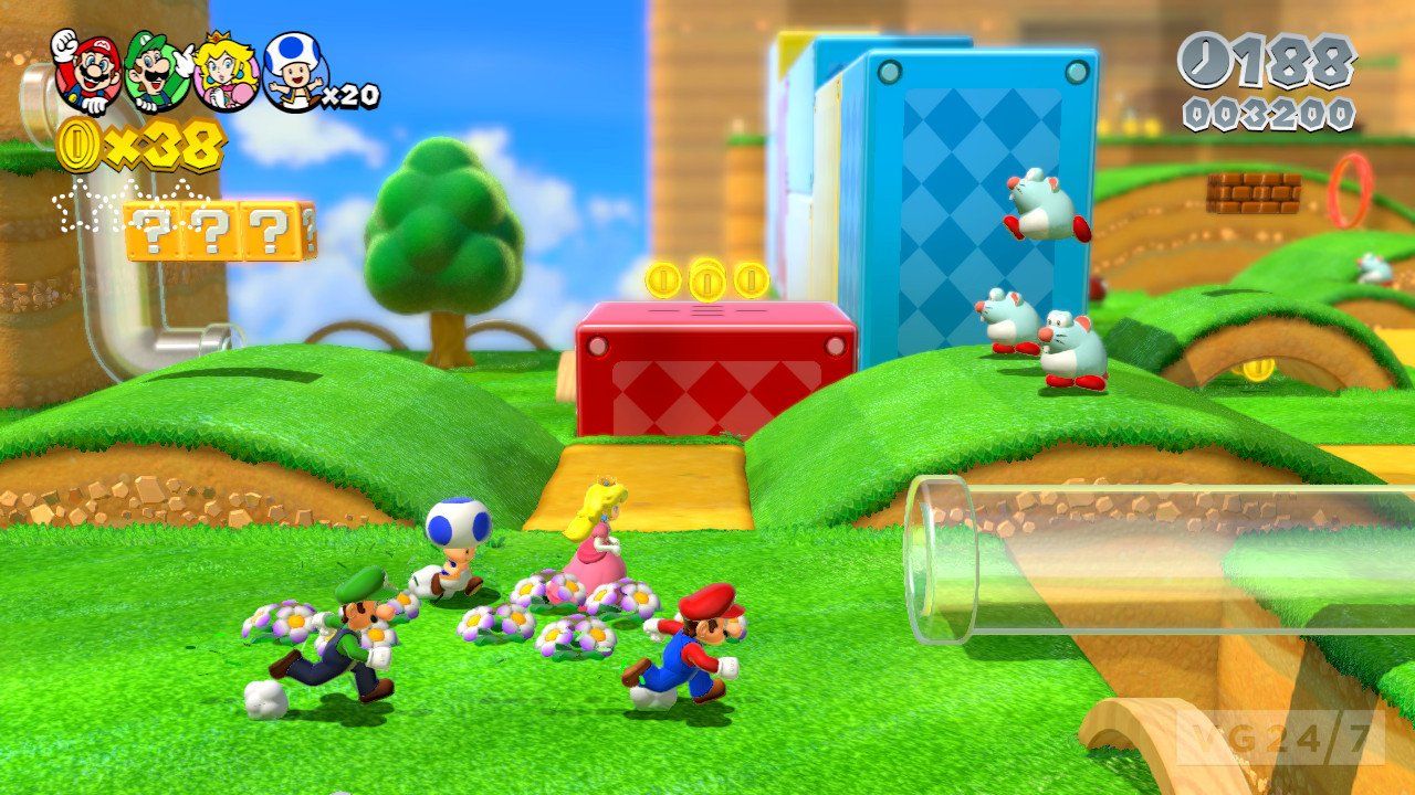 Nintendo Jeux: 🍄Super Mario 3D World mit Mario Welt voller Spass! Wii U – D'occasion à Schüpfheim par Games_Spielkonsolen 5
