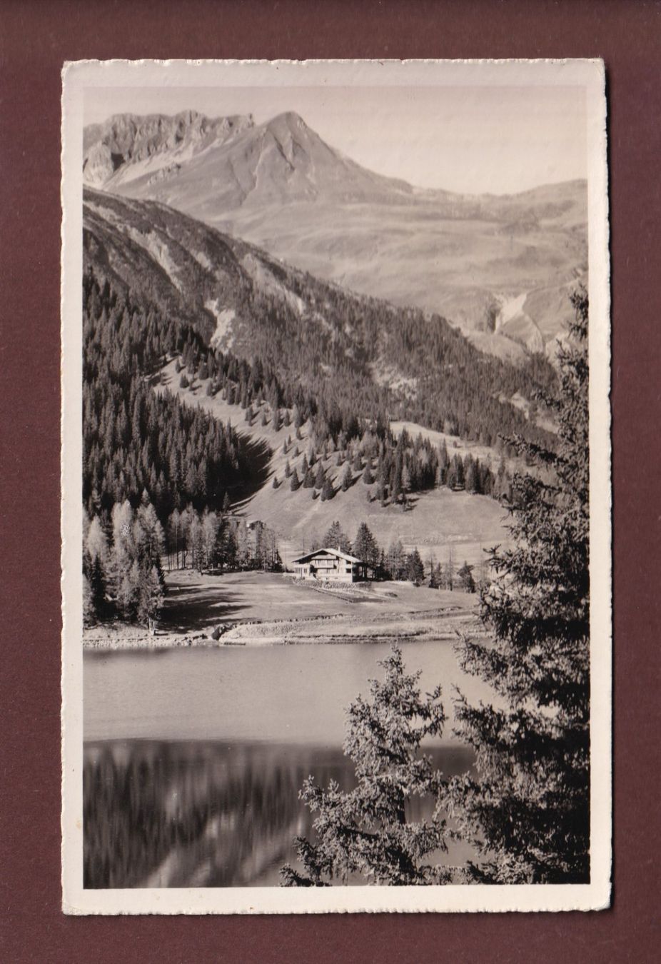 Cartoline postali: DAVOS - Davoser See - 1947 – Usato da Pully venduto da nicecards-shop