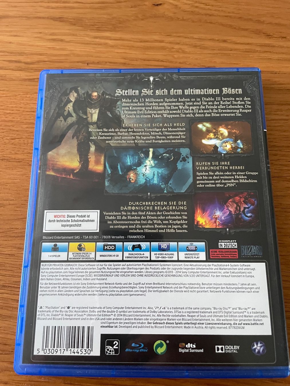 Sony Giochi: PS4 Spiel: DIABLO, Ultimate Evil Edition, ab 16 – Usato da Watt venduto da muffi-061 2