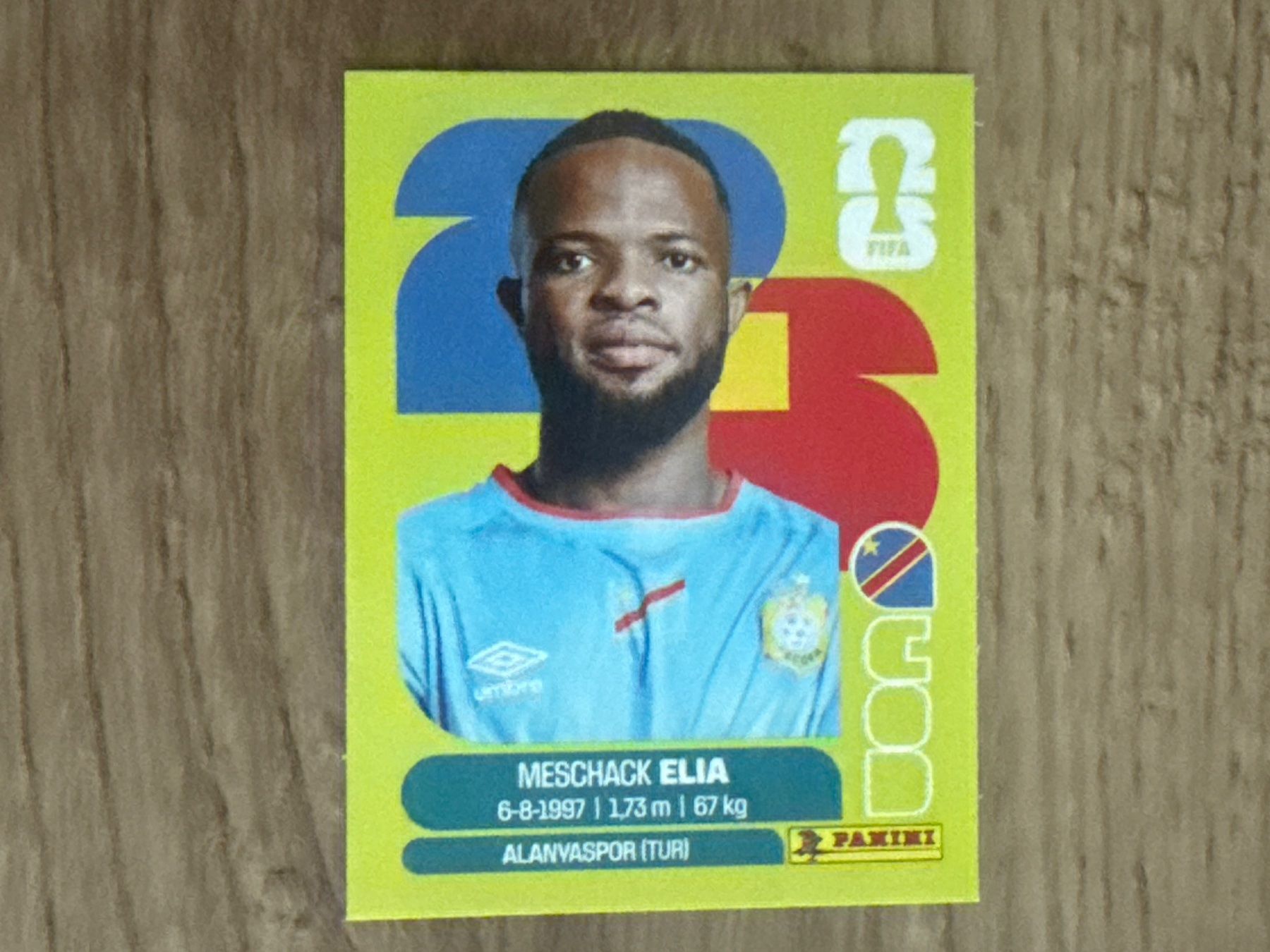 Panini Carte collezionabili: Panini FIFA World Cup 2026 Sticker Meschack Elia COD 15 – Usato da Glattbrugg venduto da Schweigmatt