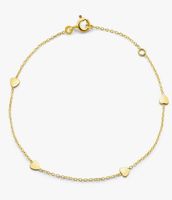 Goldarmband 9k Gold Feder Gravur