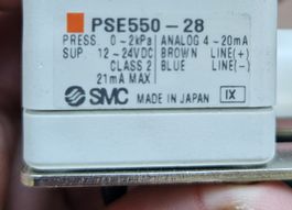SMC PSE550-28 Drucksensor 0-2 kPa 4-20 mA analog