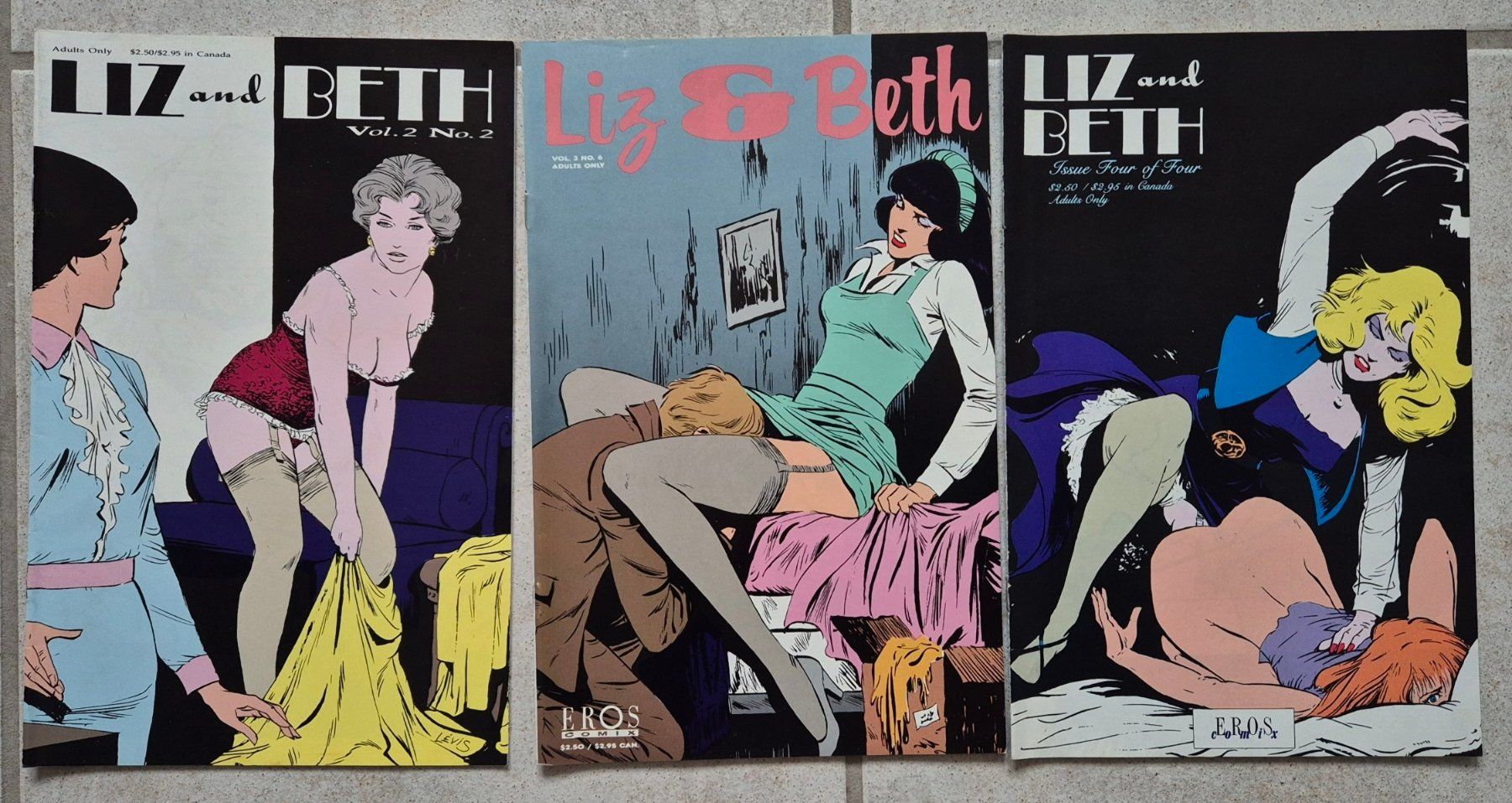 Comics: Erotik Comic Sammlung "Liz and Beth" -  Eros Comix 1991 – Neu (gemäss Beschreibung) aus Winterthur von Wolfensberg