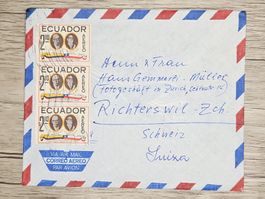 CL22 Enveloppe + Timbre Ecuador 19xx