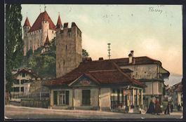 Thun, Berntor, alte Ringmauer und Schlos