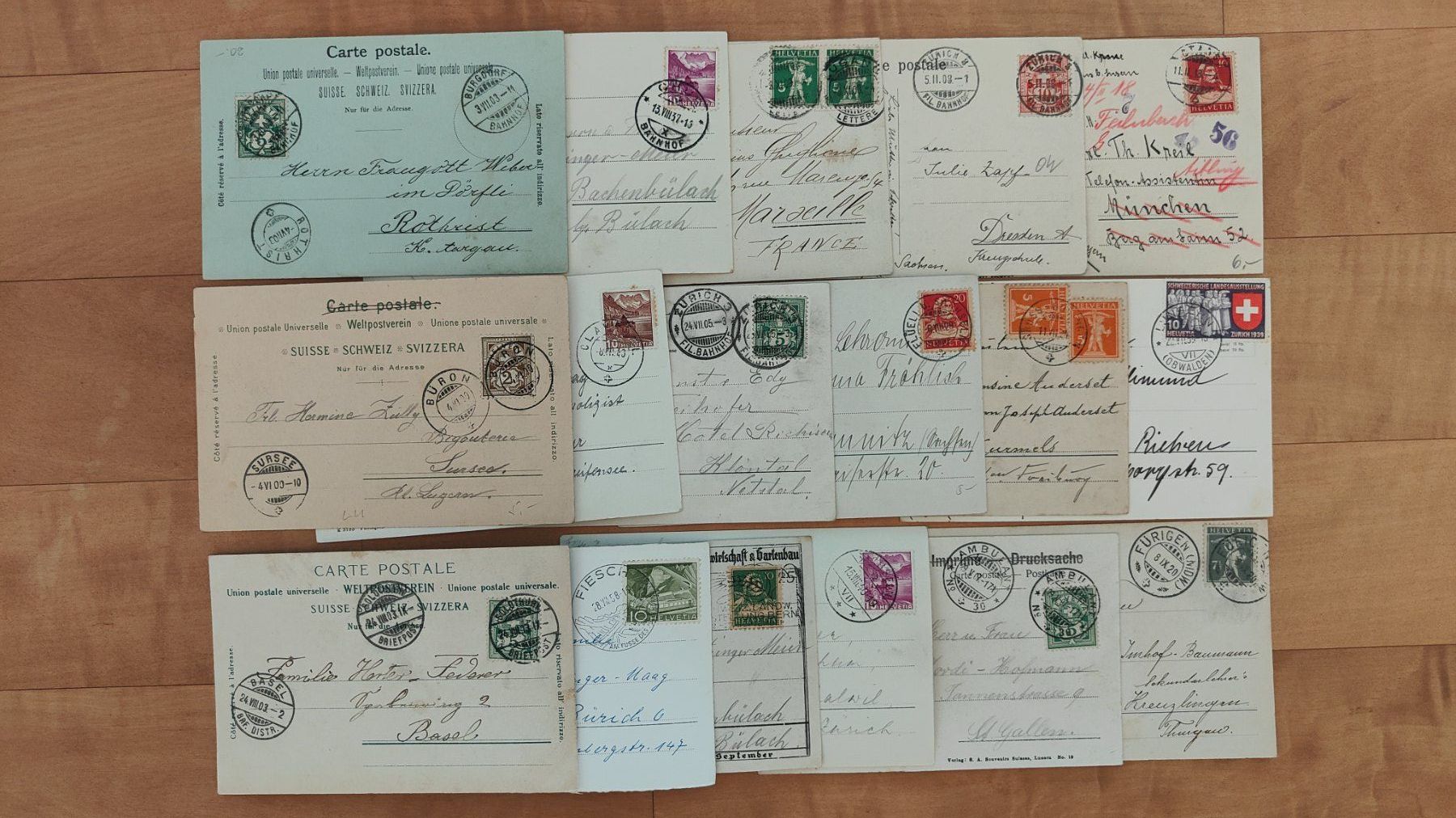 Cartes postales: SUPER Posten / Lot 170 kleinformatige CH- Ansichtskarten – D'occasion à St. Erhard par Chaeferli6 5