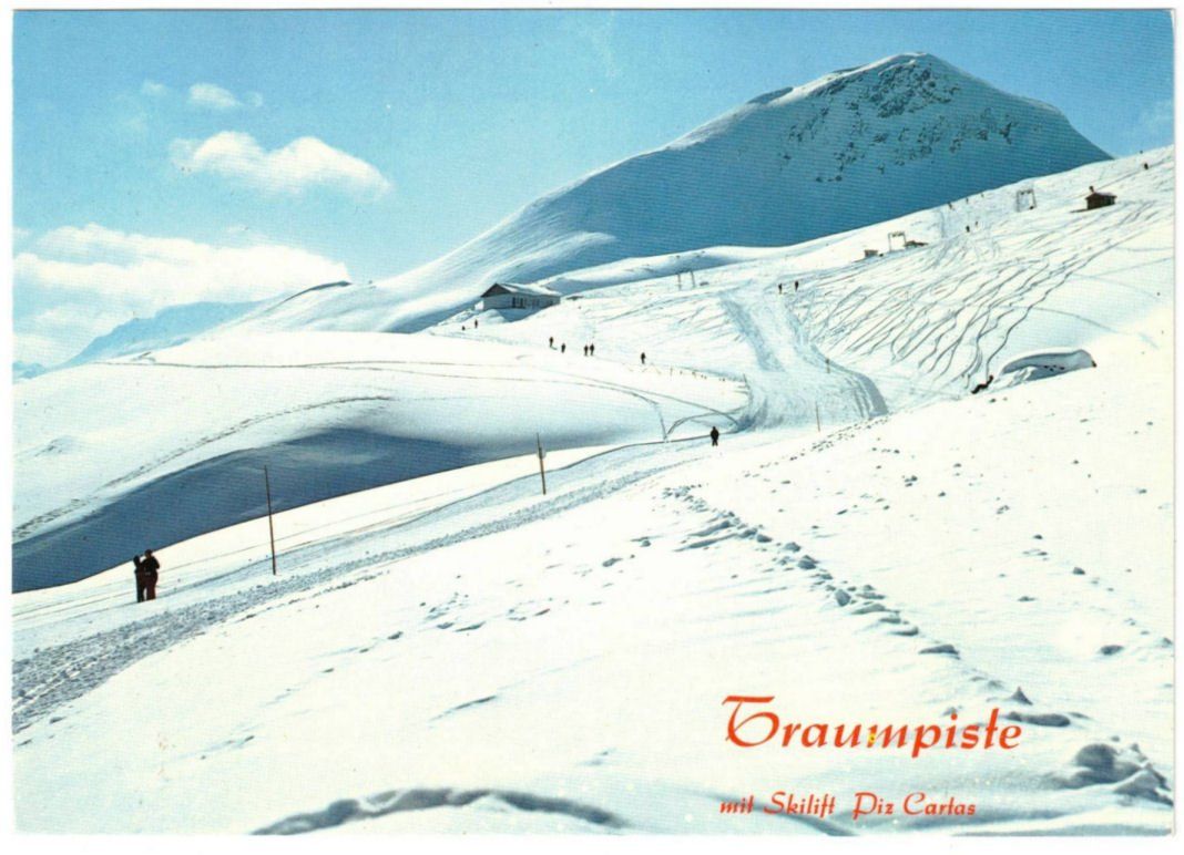 Cartoline postali: Savognin - Skilift Piz Cartas – Usato da Binningen venduto da Mountainrider