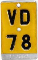Mofa Töffli 1978 Waadt Vaud VD 78