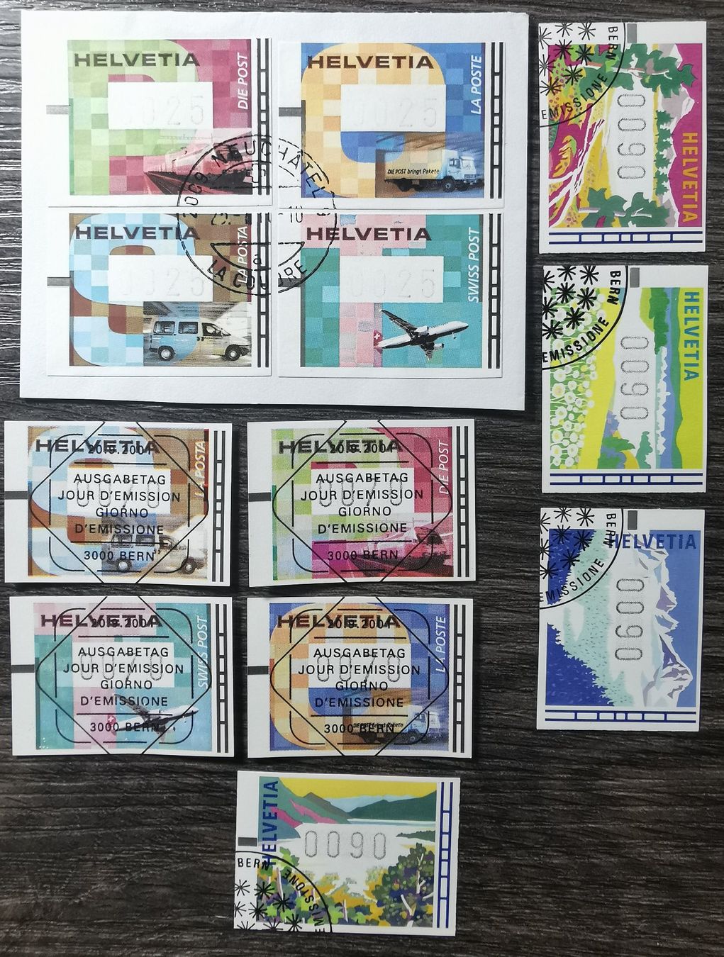 Tutti i francobolli: TR08 Timbre Suisse ATM 19xx – Usato da Cousset venduto da Patrick_Collections