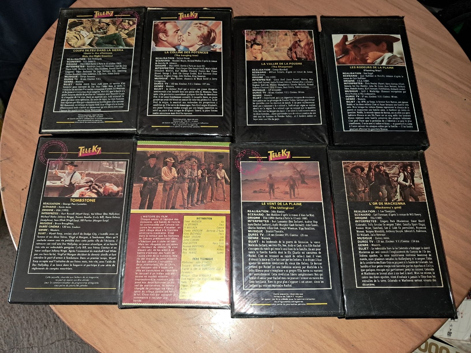 Alle VHS: Lot de 8 VHS WESTERN – Gebraucht aus Le locle von juliensaran 4