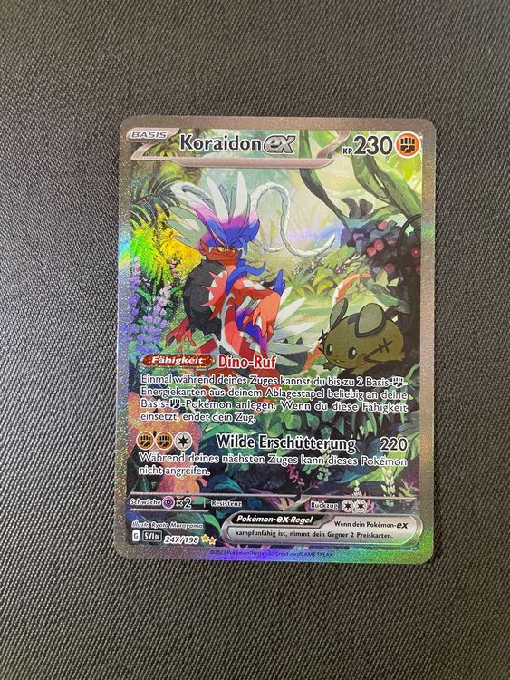 Pokemon Koraidon ex (247/198) Alt art Kaufen auf Ricardo