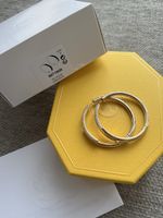 Swarovski Dextera Creolen Ohrringe goldfarben mit Box