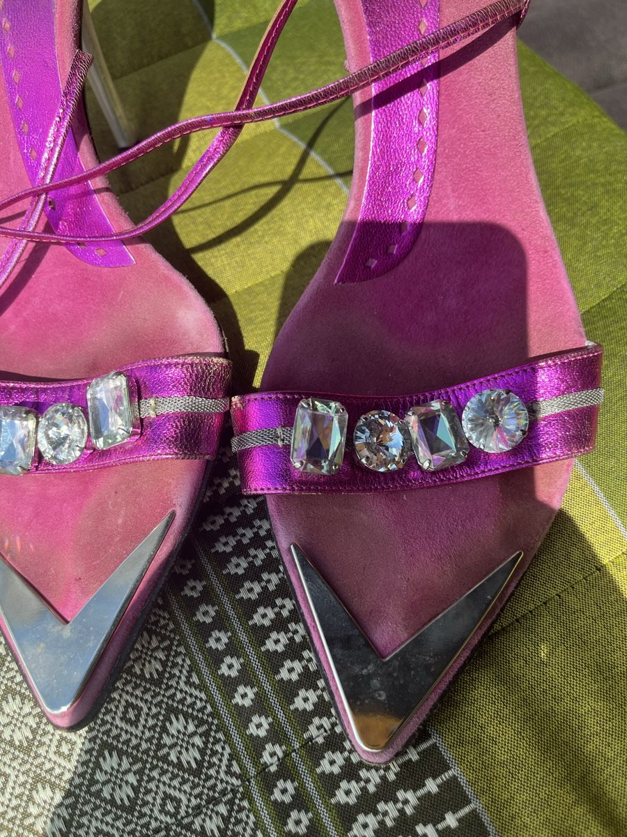 Scarpe per ragazze: Pink High Heels mit Strass, Grösse 39 – Usato da Oberengstringen venduto da Baby_Fashion 1