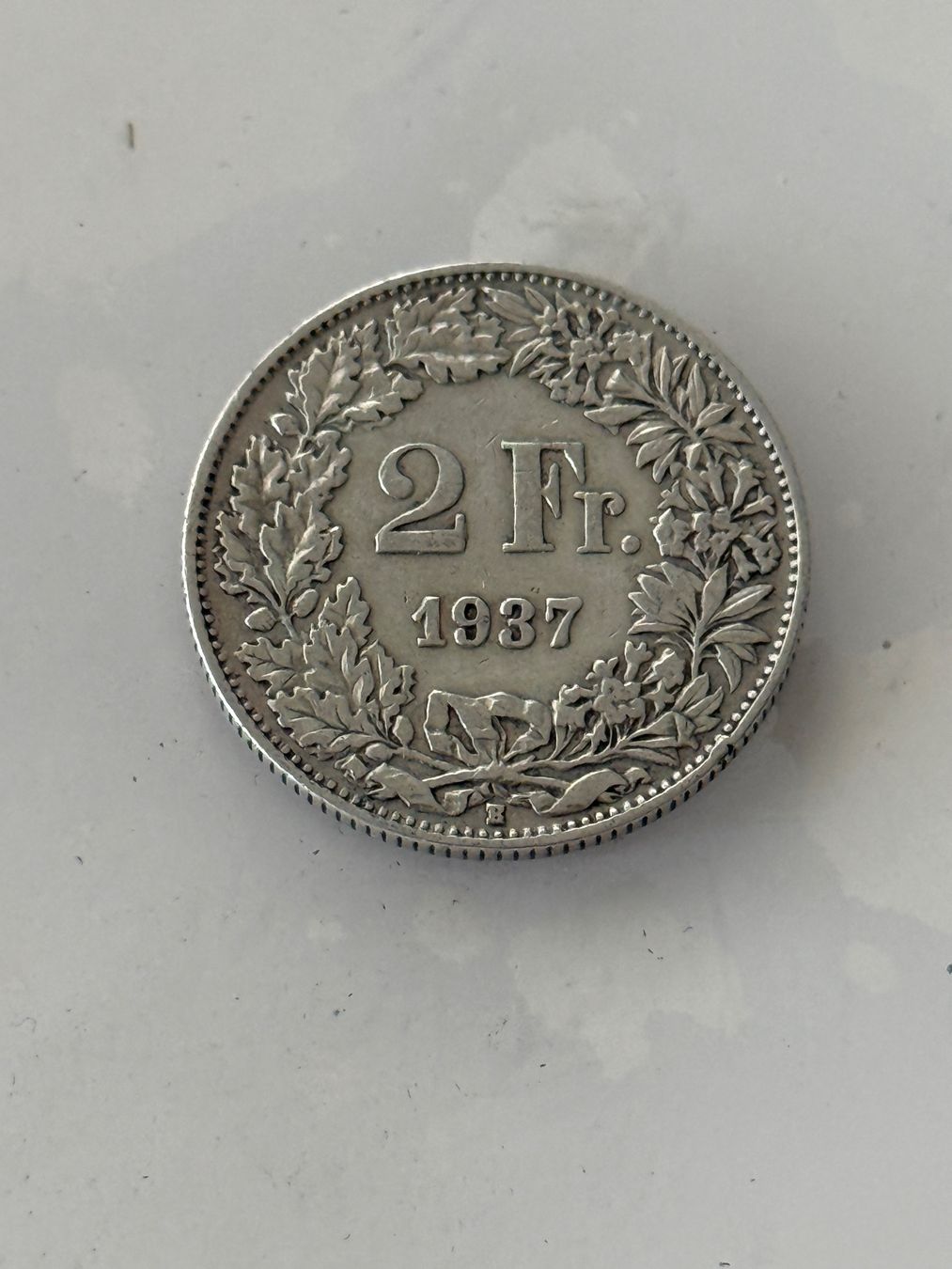 Tutti le monete: 2 Franken 1937  Rar – Usato da Wallisellen venduto da SWISS_SILVER1 1