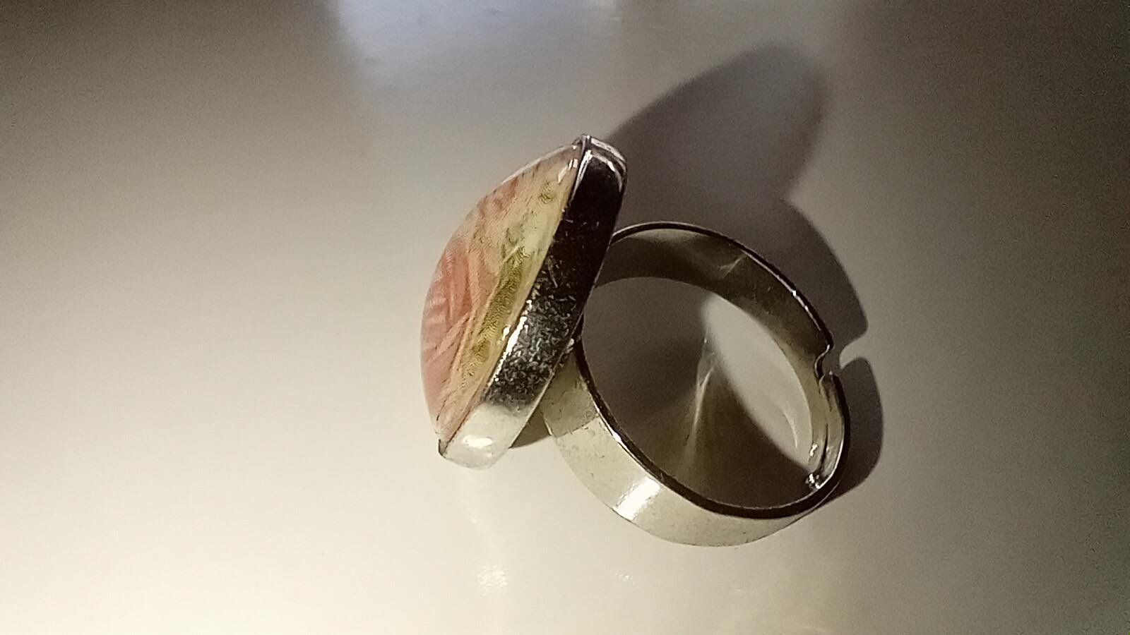 Anelli: Vintage Ring Modeschmuck Rose – Usato da Salez venduto da Robe12 5