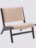HEINE Sessel Stuhl in der Farbe Schwarz Offwhite