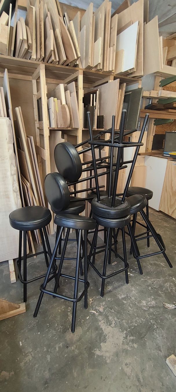 Tabourets: Stahlrohr Barhocker schwarz – D'occasion à zürich par sergio011113 4
