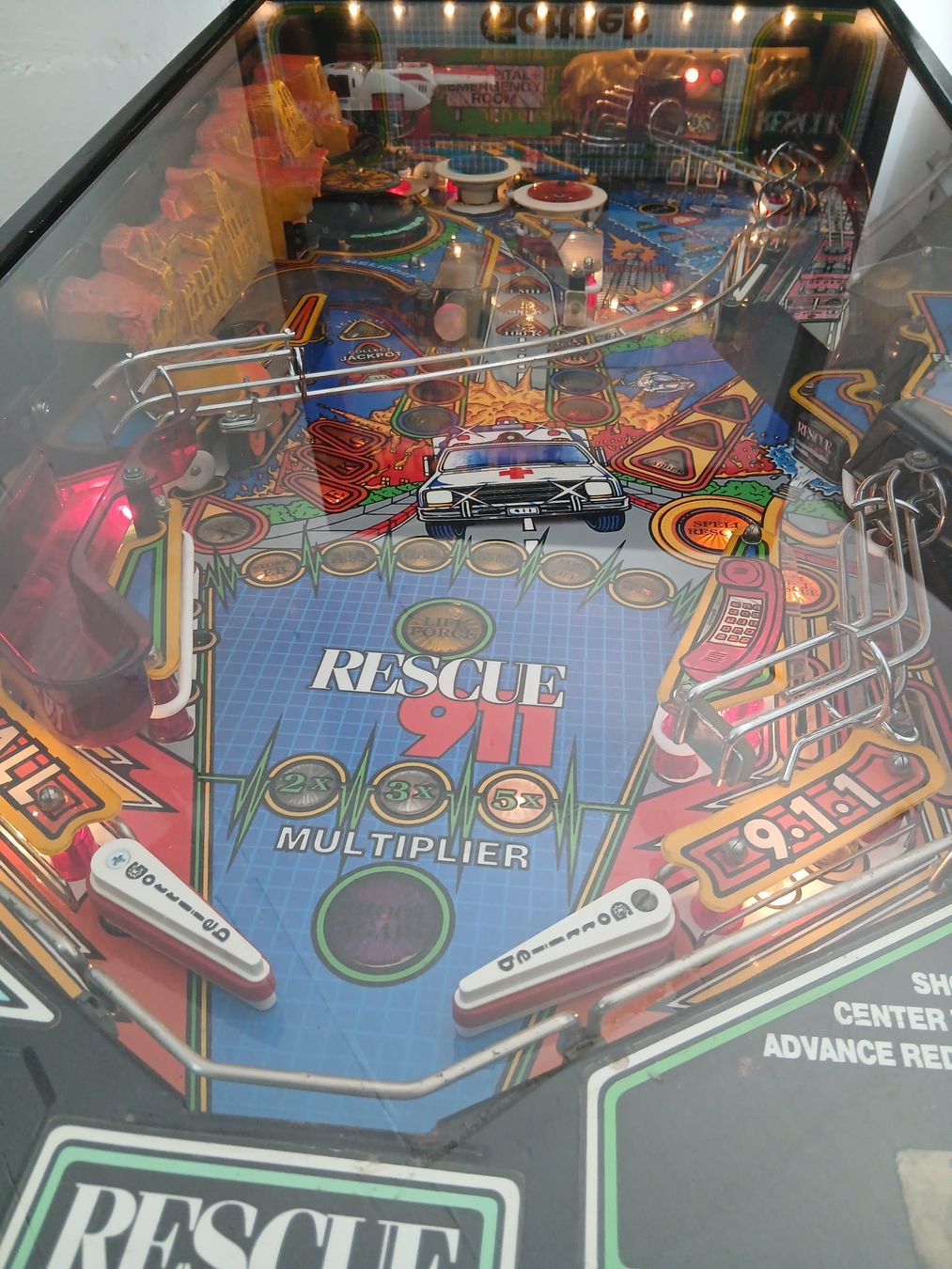 Flipper: flipperkasten flipper gottlieb rescue 911 – Usato da Leibstadt venduto da Retrowelt 5