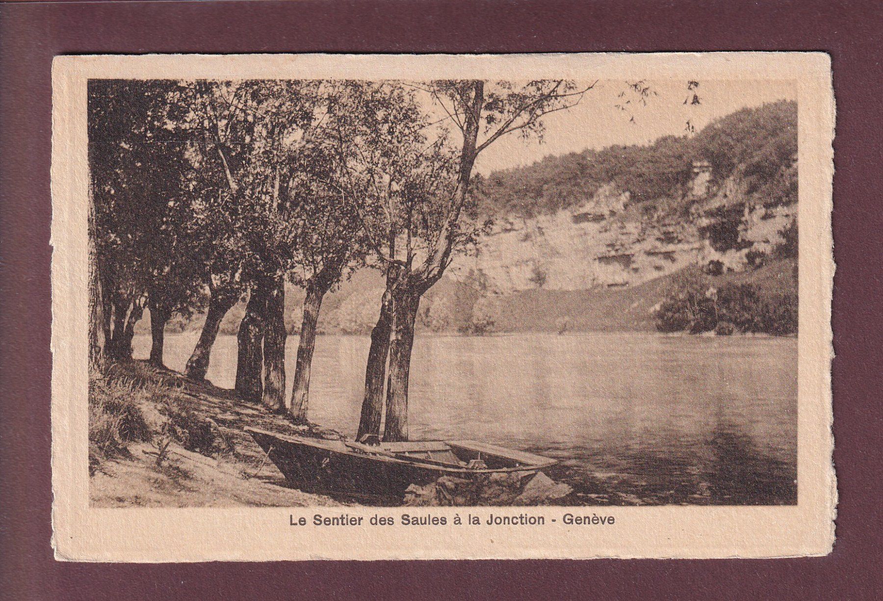 Cartes postales: GENEVE - Sentier des Saules à la jonction – D'occasion à Pully par nicecards