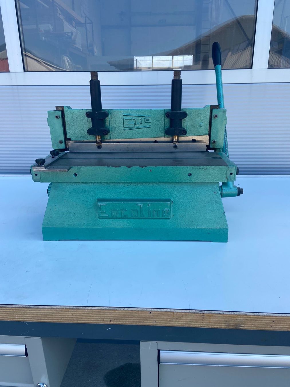 Tutte le macchine: Handschneidebank / Blechschere Ergolina Glie – Usato da Laupersdorf venduto da Borer_Liquidationen 5