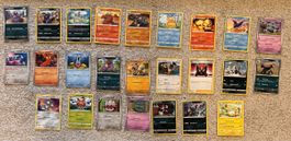 Pokemon TCG Card Lot, Ampharos, Golurk & more