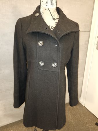 Wintermantel, schwarz, Nulu New Look, Gr. 38